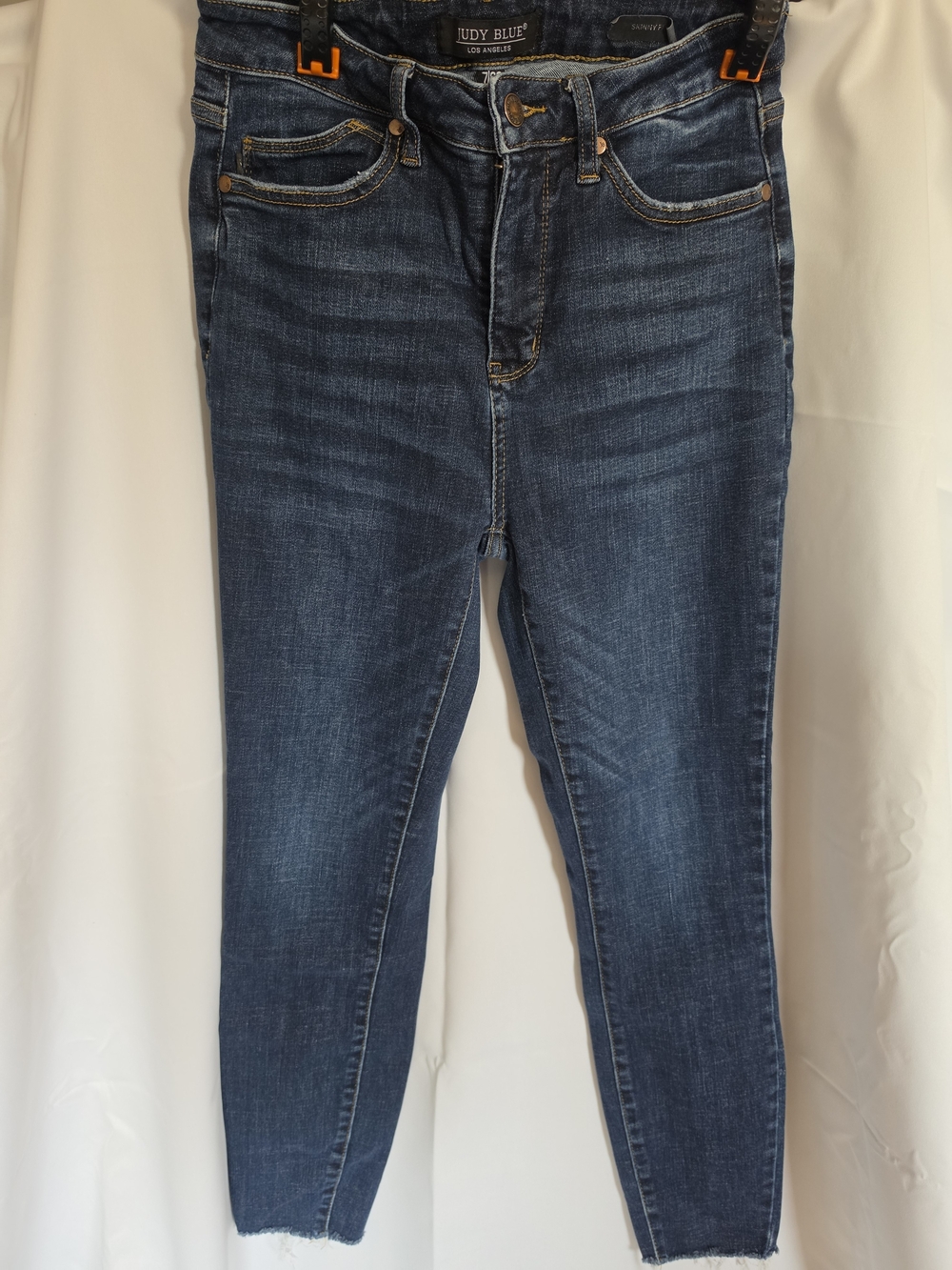 Judy Blue Mid to Dark Blue Skinny Jeans Size 7
